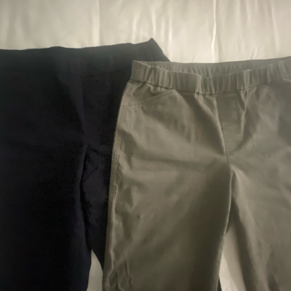 4-pack Lands’ End Petite Cropped Jeans and Cotton Chino Pants - Picture 13 of 15